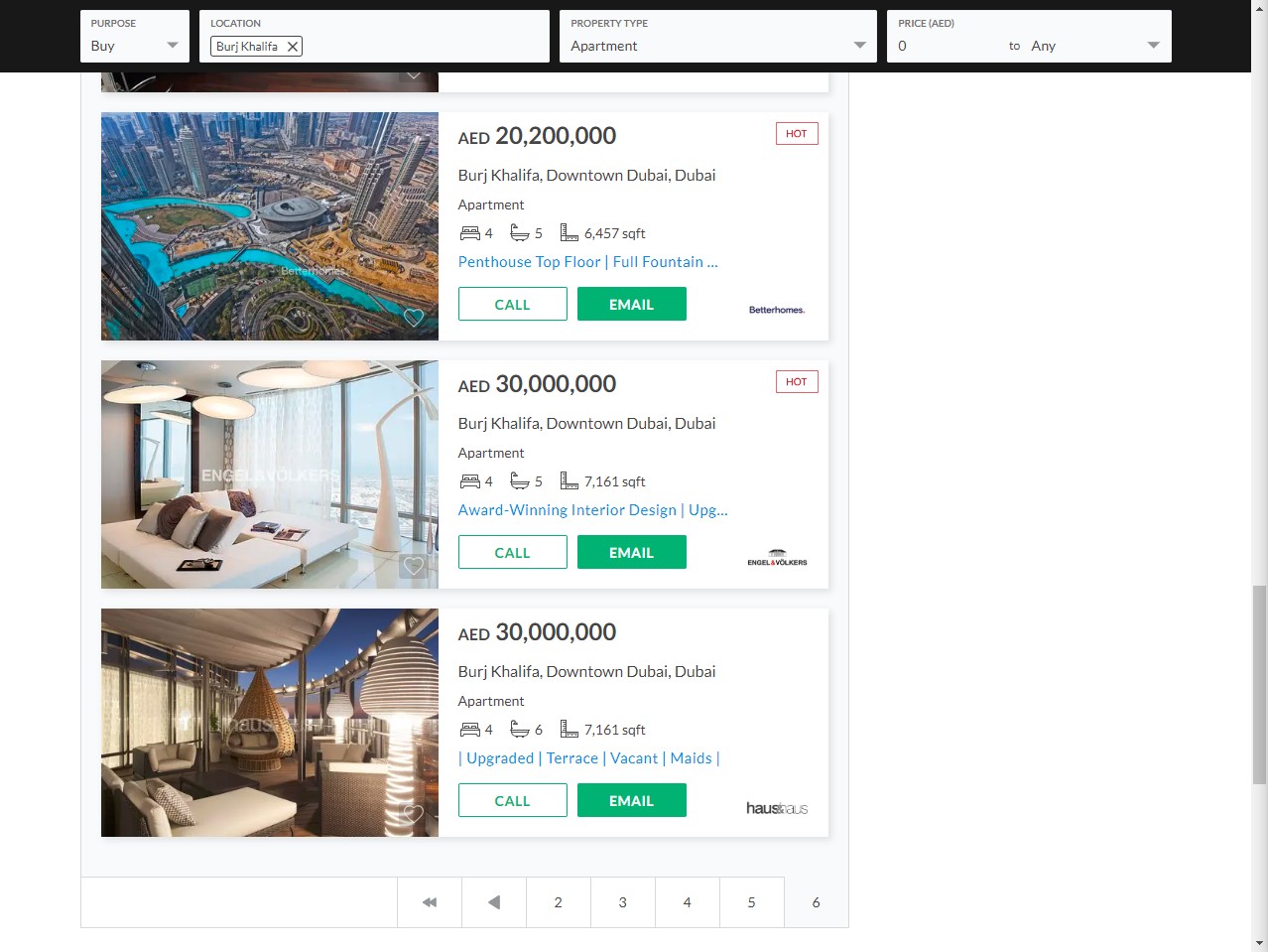 ブルジュハリファ値段一番高い順